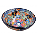 Talavera Vessel Sink Round Abundancia
